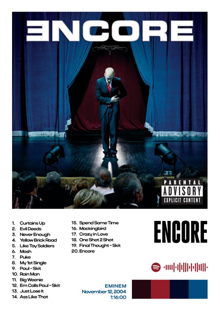 Eminem Encore album poster artwork