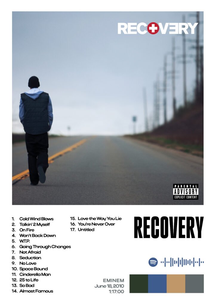 Eminem Recovery album poster artwork