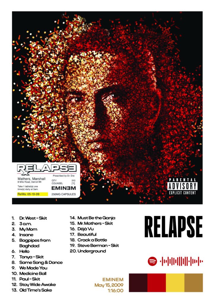 Eminem Relapse album poster artwork