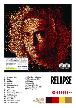 Eminem Relapse album poster artwork