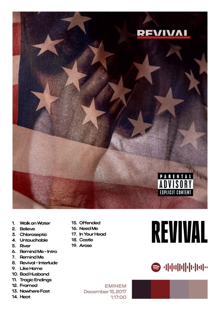 Eminem Revival album poster artwork