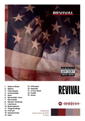 Eminem Revival album poster artwork